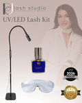 UV/LED Lash Extensions Starter Kit | LED System + UV Adhesive + Safety Glasses