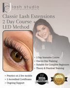 Classic Lash Extensions + LED Method - 2 Day Face to Face Beginner Course